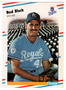 Bud Black - Kansas City Royals  (MLB Baseball Card) 1988 Fleer # 252 Mint