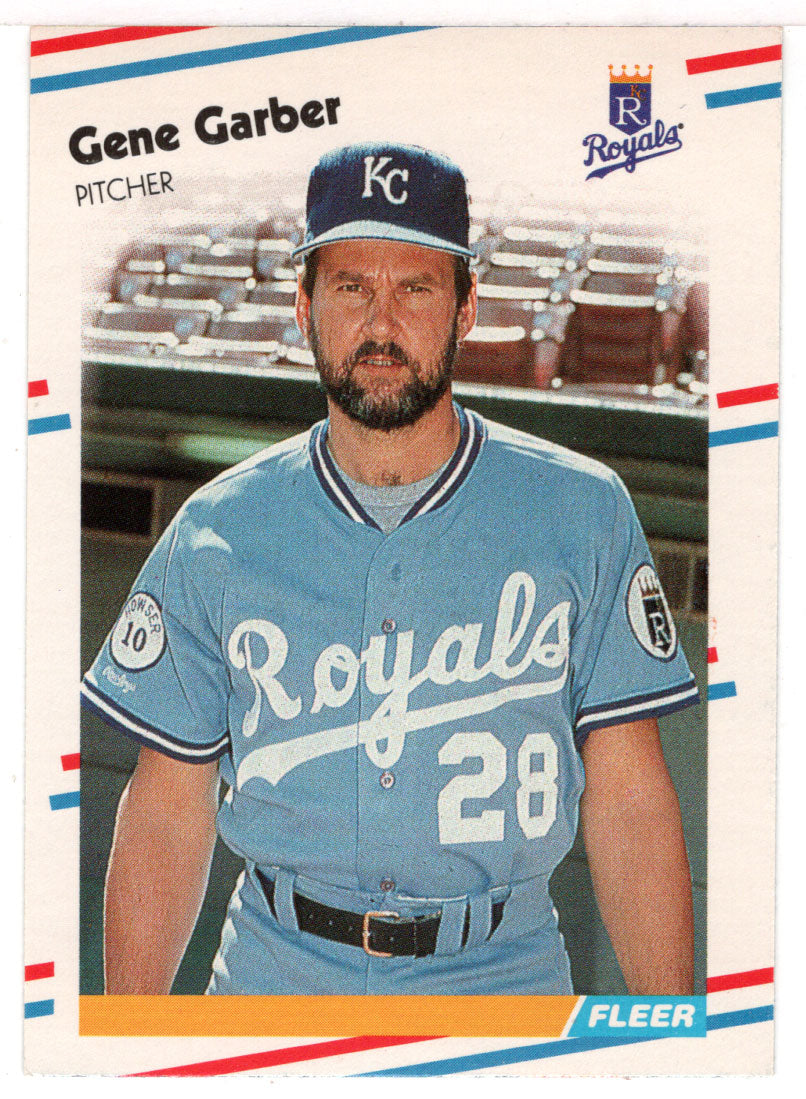 Gene Garber - Kansas City Royals (MLB Baseball Card) 1988 Fleer # 257 Mint