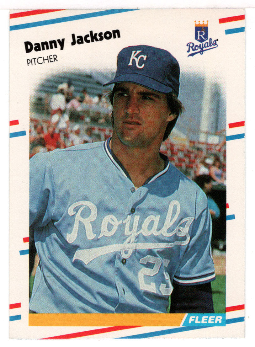 Danny Jackson - Kansas City Royals (MLB Baseball Card) 1988 Fleer # 261 Mint