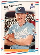 Dan Quisenberry - Kansas City Royals (MLB Baseball Card) 1988 Fleer # 267 Mint