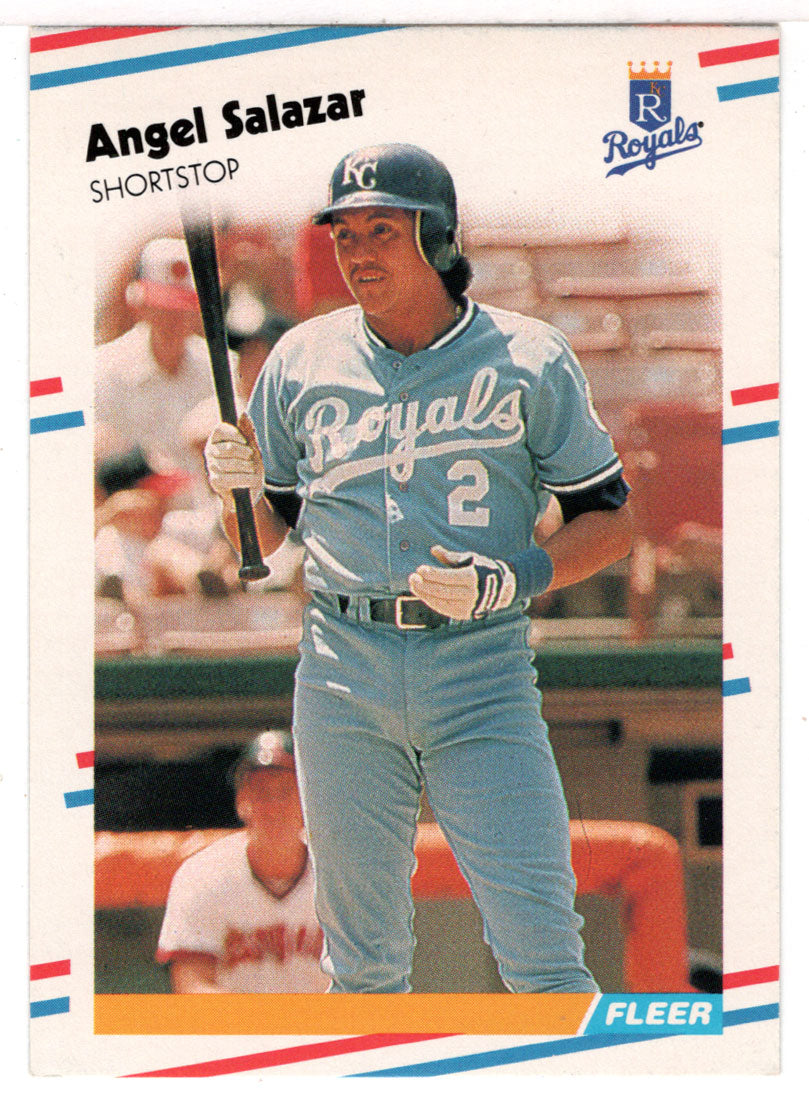 Angel Salazar - Kansas City Royals (MLB Baseball Card) 1988 Fleer # 269 Mint