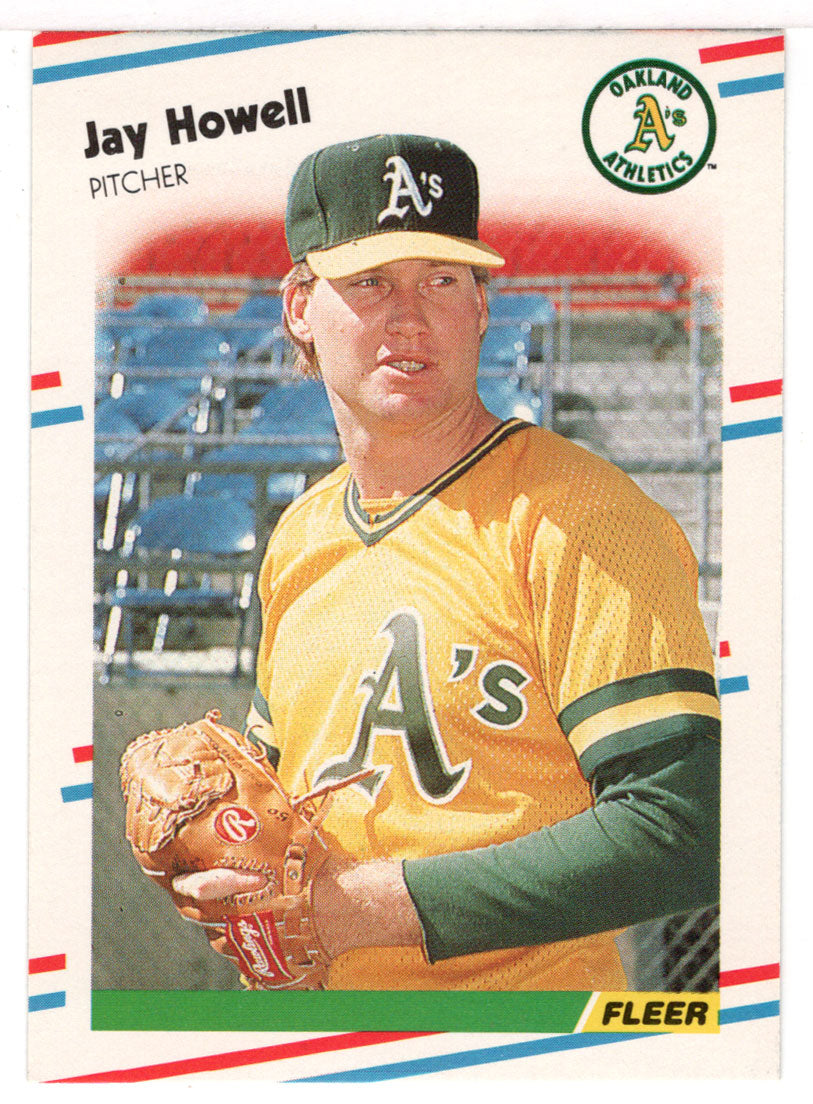 Jay Howell - Oakland Athletics (MLB Baseball Card) 1988 Fleer # 282 Mint