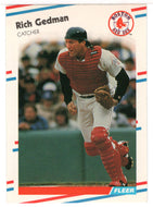 Rich Gedman - Boston Red Sox (MLB Baseball Card) 1988 Fleer # 353 Mint