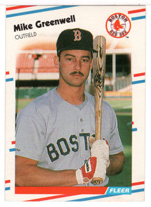 Mike Greenwell - Boston Red Sox (MLB Baseball Card) 1988 Fleer # 354 Mint