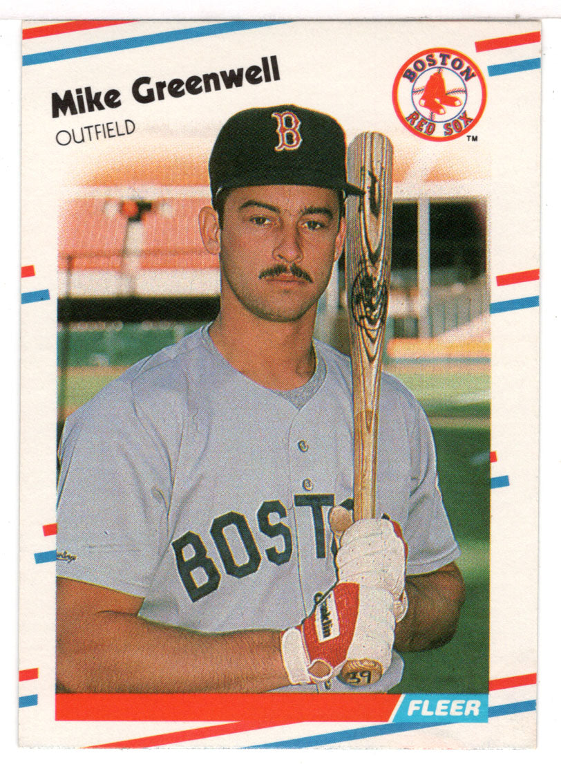 Mike Greenwell - Boston Red Sox (MLB Baseball Card) 1988 Fleer # 354 M –  PictureYourDreams