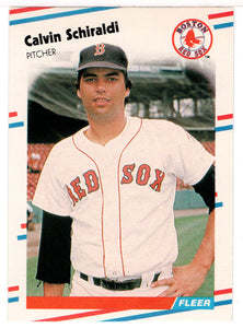 Calvin Schiraldi - Boston Red Sox (MLB Baseball Card) 1988 Fleer # 365 Mint