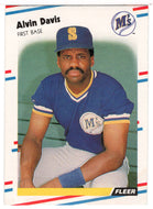 Alvin Davis - Seattle Mariners  (MLB Baseball Card) 1988 Fleer # 373 Mint