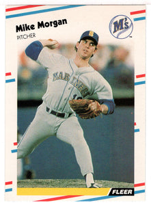 Mike Morgan - Seattle Mariners  (MLB Baseball Card) 1988 Fleer # 380 Mint