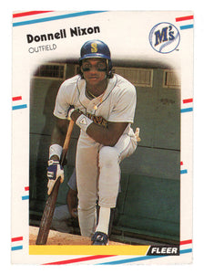 Donnell Nixon - Seattle Mariners (MLB Baseball Card) 1988 Fleer # 382 Mint