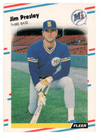 Jim Presley - Seattle Mariners (MLB Baseball Card) 1988 Fleer # 385 Mint