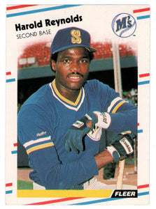 Harold Reynolds - Seattle Mariners (MLB Baseball Card) 1988 Fleer # 388 Mint