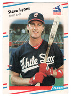 Steve Lyons - Chicago White Sox (MLB Baseball Card) 1988 Fleer # 405 Mint