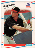 Greg Walker - Chicago White Sox (MLB Baseball Card) 1988 Fleer # 411 Mint