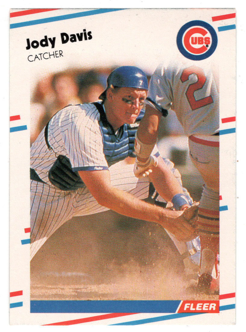 Jody Davis - Chicago Cubs (MLB Baseball Card) 1988 Fleer # 414