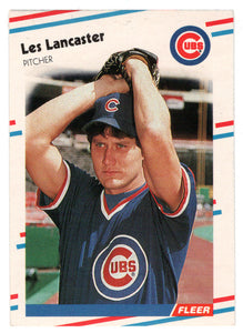 Les Lancaster - Chicago Cubs (MLB Baseball Card) 1988 Fleer # 421 Mint