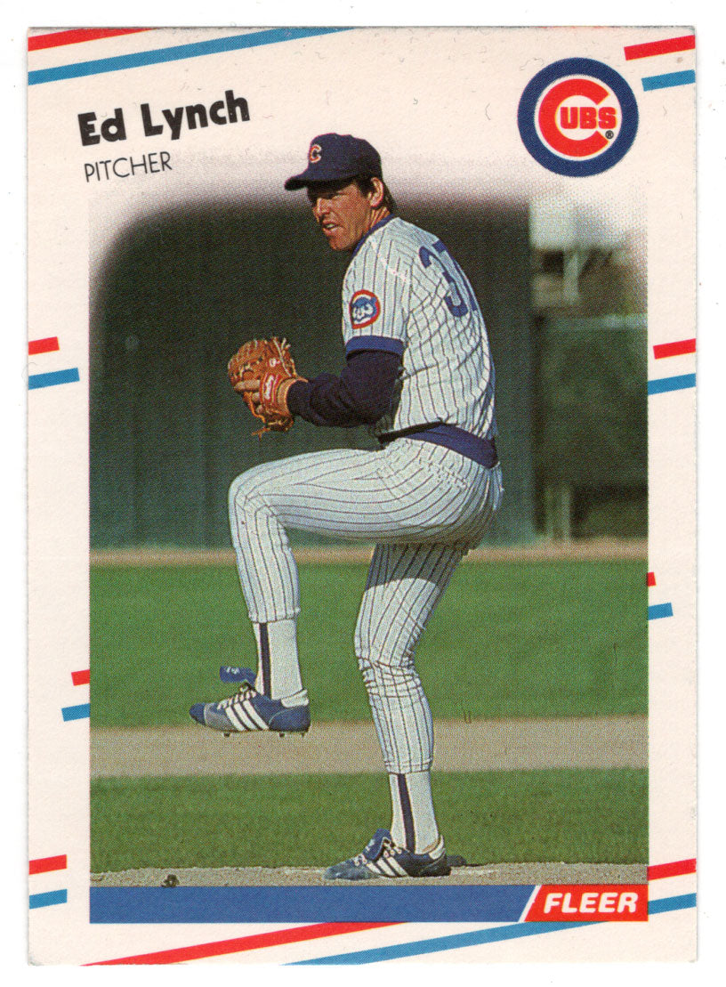 Ed Lynch - Chicago Cubs (MLB Baseball Card) 1988 Fleer # 422 Mint