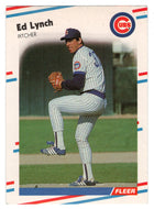 Ed Lynch - Chicago Cubs (MLB Baseball Card) 1988 Fleer # 422 Mint