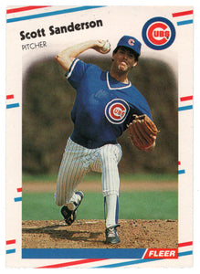 Scott Sanderson - Chicago Cubs (MLB Baseball Card) 1988 Fleer # 432 Mint