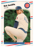 Rick Sutcliffe - Chicago Cubs (MLB Baseball Card) 1988 Fleer # 435 Mint