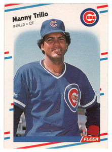 Manny Trillo - Chicago Cubs (MLB Baseball Card) 1988 Fleer # 436 Mint