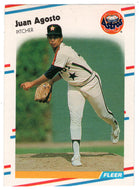 Juan Agosto - Houston Astros (MLB Baseball Card) 1988 Fleer # 437 Mint