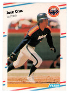 Jose Cruz - Houston Astros (MLB Baseball Card) 1988 Fleer # 443 Mint