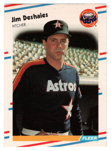 Jim Deshaies - Houston Astros (MLB Baseball Card) 1988 Fleer # 446 Mint