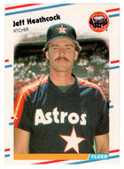 Jeff Heathcock - Houston Astros (MLB Baseball Card) 1988 Fleer # 450 Mint