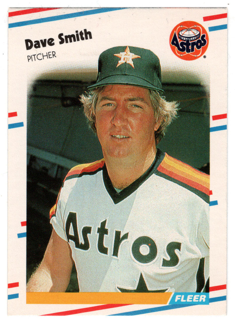 Dave Smith - Houston Astros (MLB Baseball Card) 1988 Fleer # 457 Mint