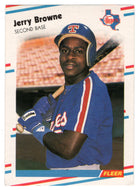 Jerry Browne - Texas Rangers - Correction (MLB Baseball Card) 1988 Fleer # 462B Mint