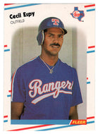 Cecil Espy RC - Texas Rangers (MLB Baseball Card) 1988 Fleer # 465 Mint
