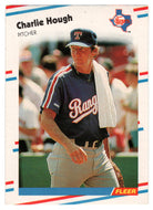 Charlie Hough - Texas Rangers (MLB Baseball Card) 1988 Fleer # 469 Mint