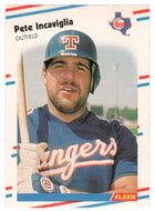 Pete Incaviglia - Texas Rangers (MLB Baseball Card) 1988 Fleer # 470 Mint