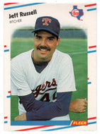 Jeff Russell - Texas Rangers (MLB Baseball Card) 1988 Fleer # 478 Mint