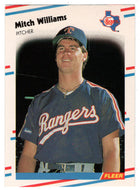 Mitch Williams - Texas Rangers (MLB Baseball Card) 1988 Fleer # 482 Mint