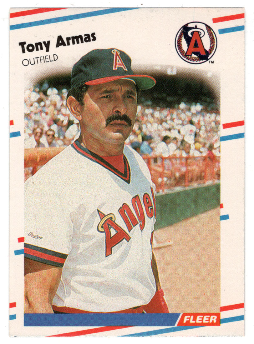 Tony Armas - California Angels (MLB Baseball Card) 1988 Fleer # 484 Mint