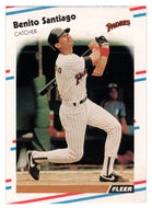 Benito Santiago - San Diego Padres (MLB Baseball Card) 1988 Fleer # 596 Mint