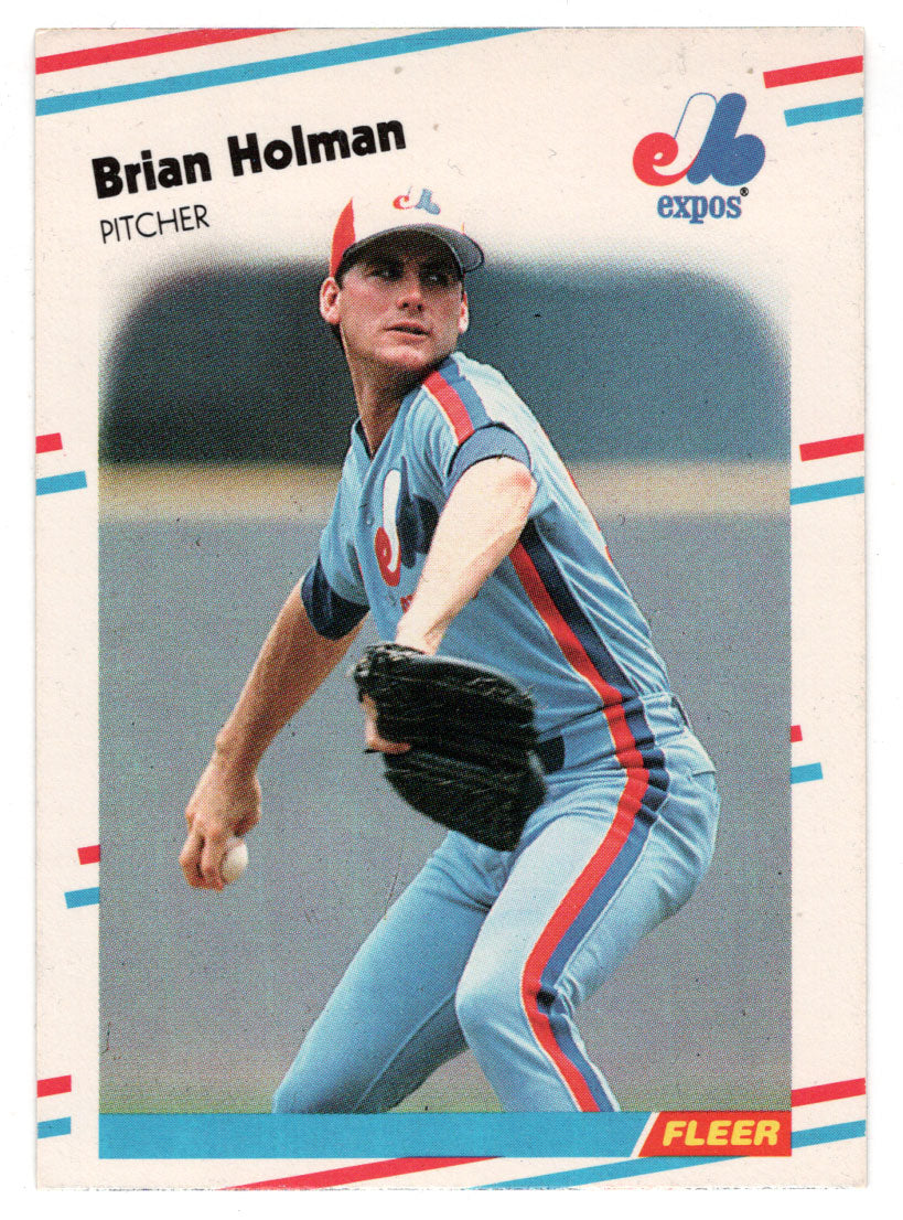 Brian Holman - Montreal Expos - Update (MLB Baseball Card) 1988 Fleer # U-100 Mint