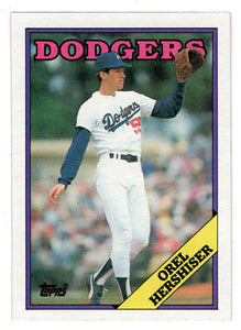 Orel Hershiser - Los Angeles Dodgers (MLB Baseball Card) 1988 Topps # 40 Mint