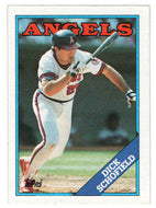 Dick Schofield - California Angels (MLB Baseball Card) 1988 Topps # 43 Mint