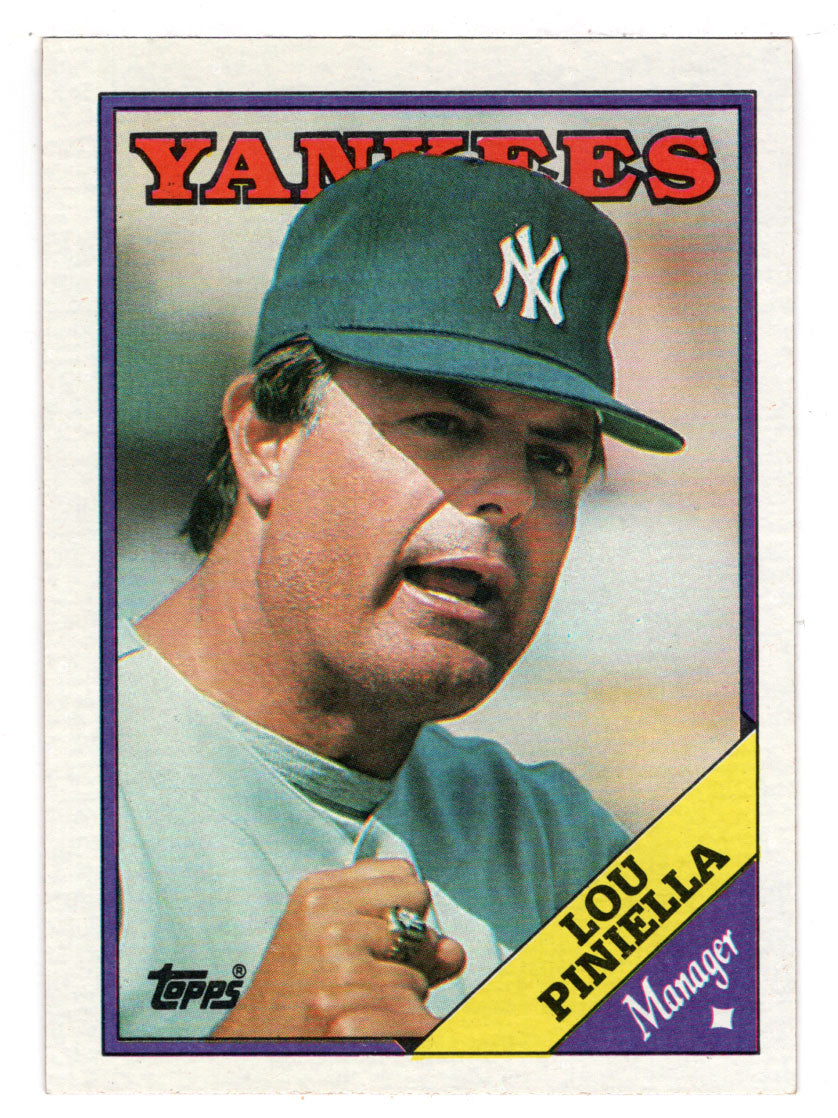 Lou Piniella - New York Yankees (MLB Baseball Card) 1988 Topps # 44 Mint