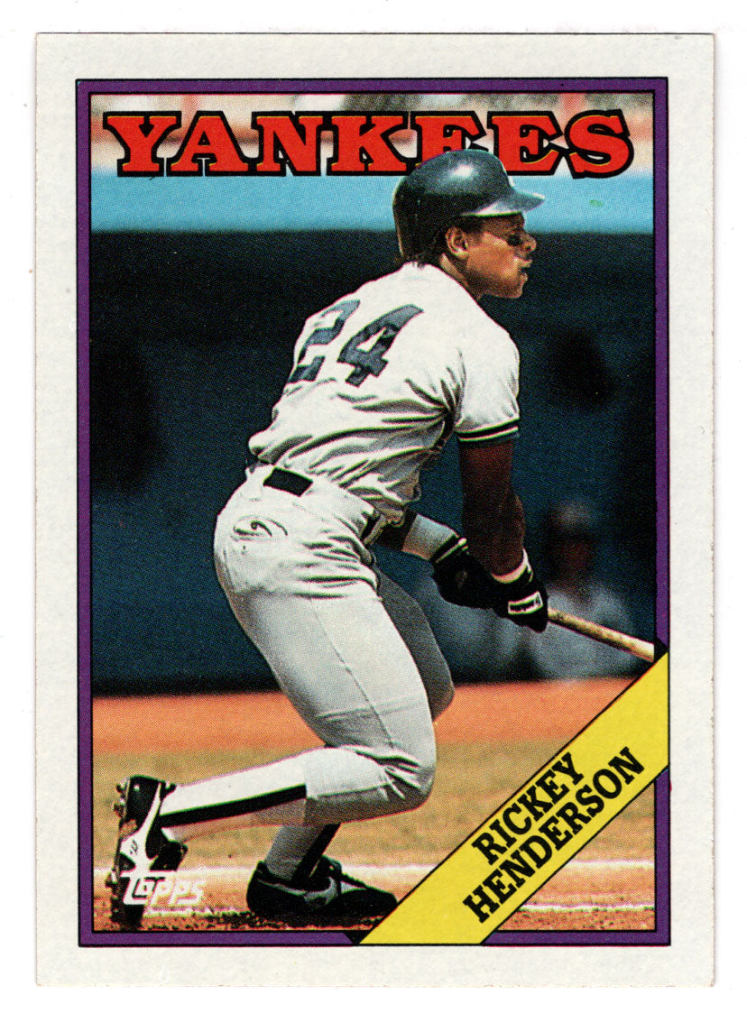 Rickey Henderson - New York Yankees (MLB Baseball Card) 1988 Topps # 60 Mint