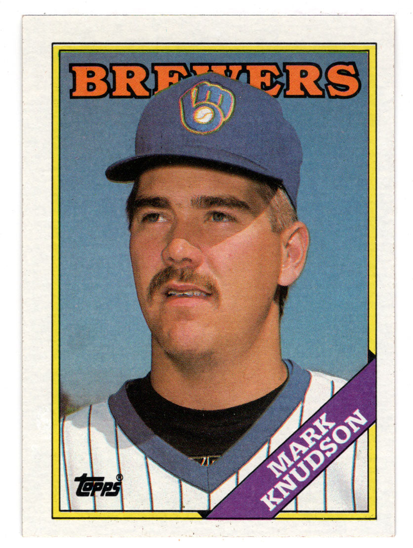 Mark Knudson - Milwaukee Brewers (MLB Baseball Card) 1988 Topps # 61 Mint