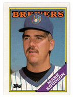 Mark Knudson - Milwaukee Brewers (MLB Baseball Card) 1988 Topps # 61 Mint