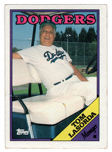 Tom Lasorda - Los Angeles Dodgers (MLB Baseball Card) 1988 Topps # 74 Mint