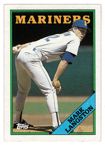 Mark Langston - Seattle Mariners (MLB Baseball Card) 1988 Topps # 80 Mint