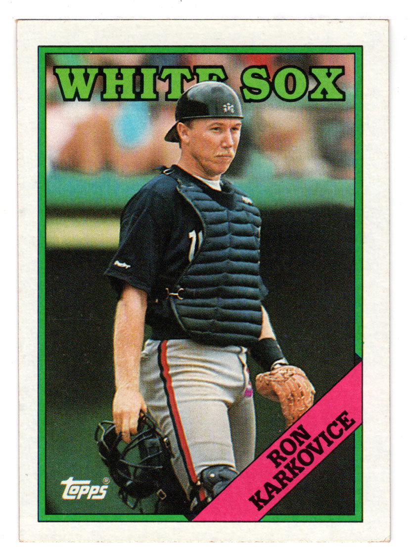 Ron Karkovice - Chicago White Sox (MLB Baseball Card) 1988 Topps # 86 Mint