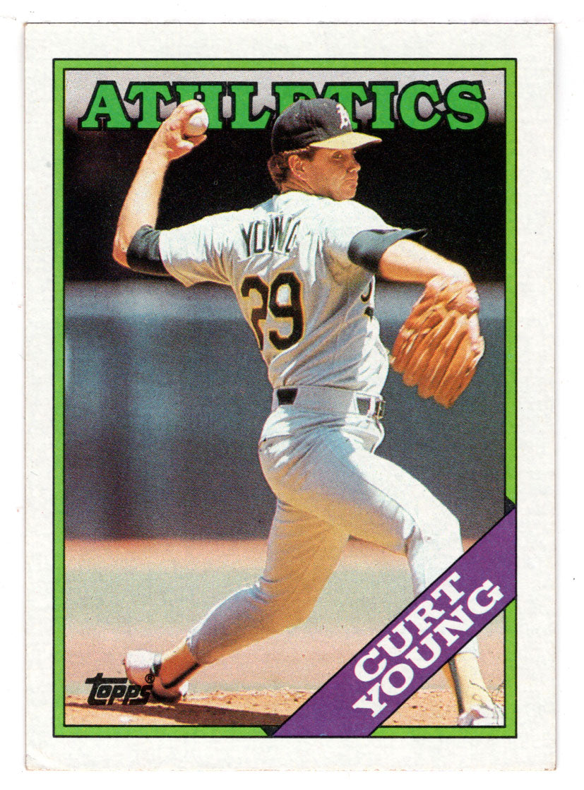 Curt Young - Oakland Athletics (MLB Baseball Card) 1988 Topps # 103 Mint