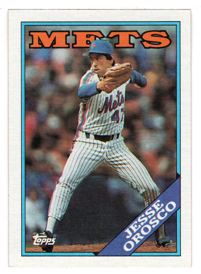 Jesse Orosco - New York Mets (MLB Baseball Card) 1988 Topps # 105 Mint
