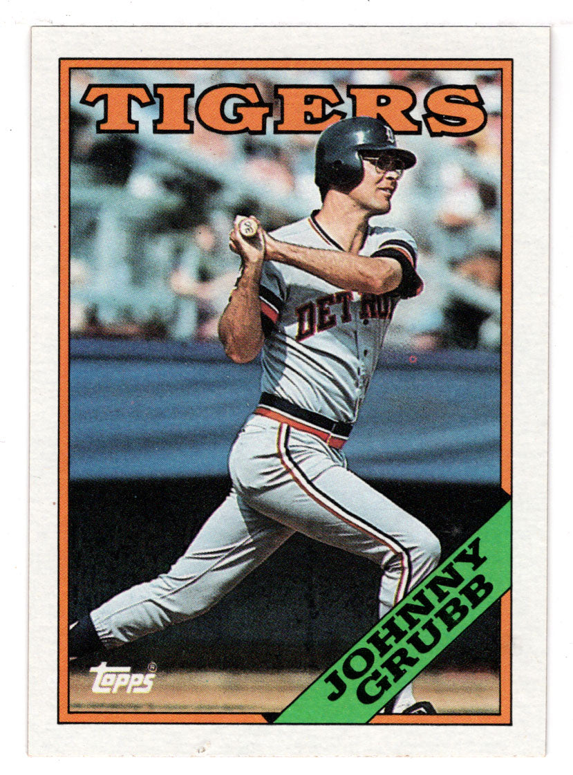 Johnny Grubb - Detroit Tigers (MLB Baseball Card) 1988 Topps # 128 Mint